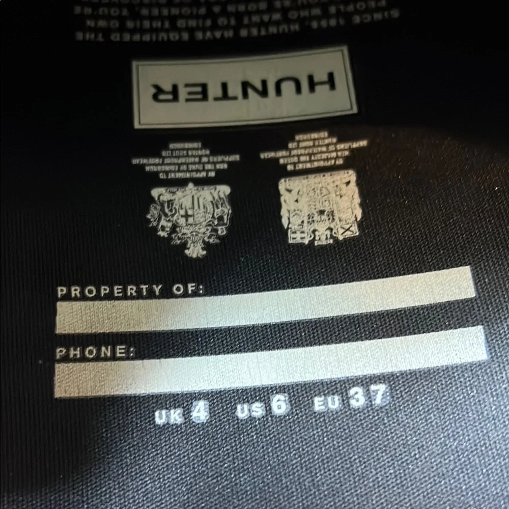 COPY - Hunter Classic Adjustable Black Rain Boots Size 6 - Picture 3 of 5